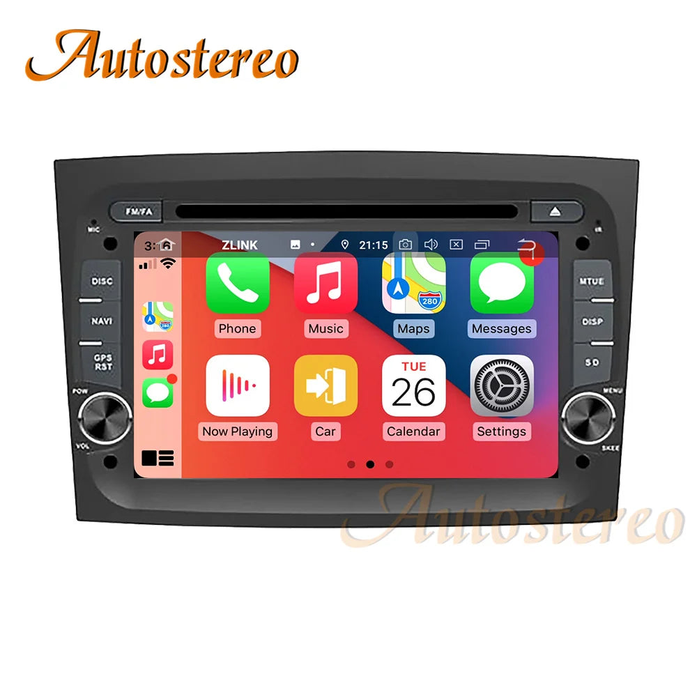 Carplay Car DVD Player Android 13 For FIAT DOBLO 2016 2017 2018+ Radio GPS Navigation Auto