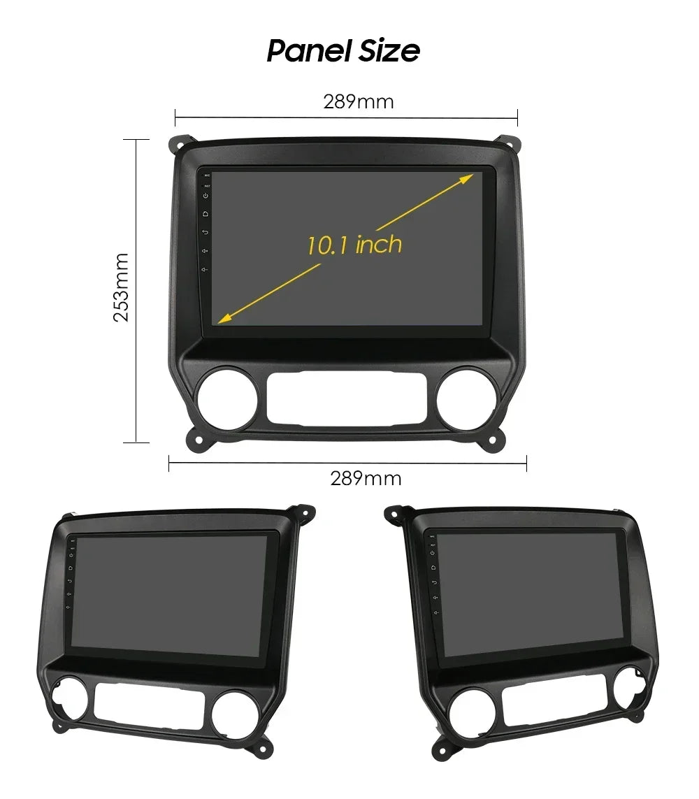 Android 13 Car radio Multimedia player For Chevrolet Silverado GMC Sierra 2014-2018 4G 8Co