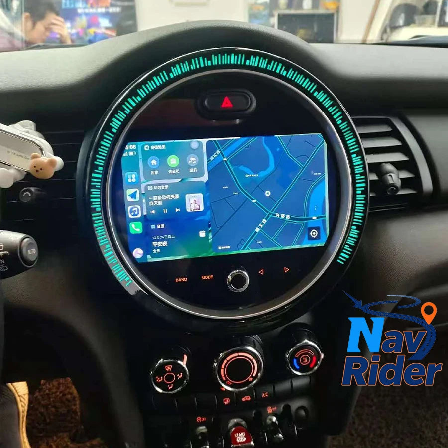 Android 15 Carplay Multimedia Radio Player Head Unit Screen Navigation For BMW Mini One F5