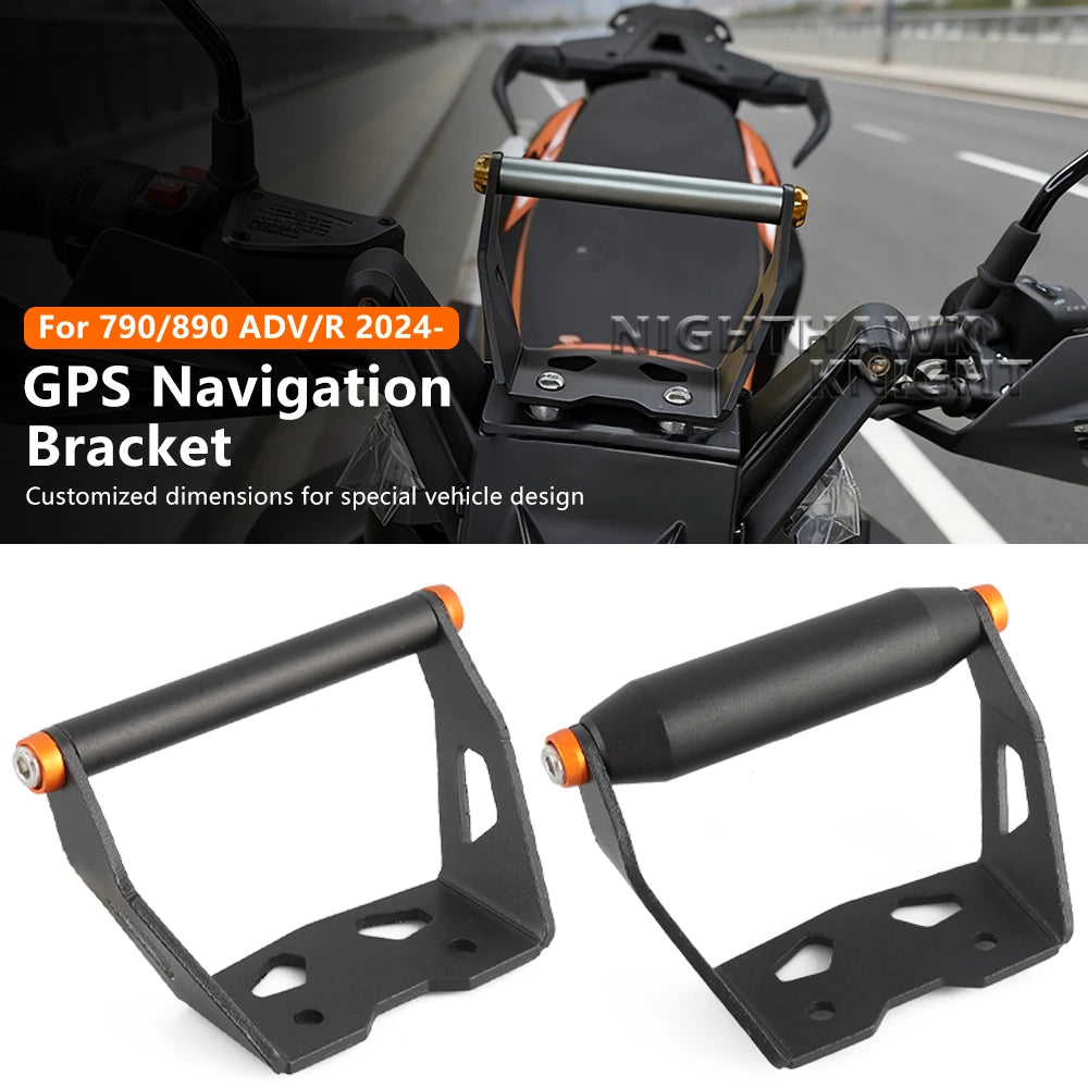 For 790 Adventure R 2024 2025 890 adventure R 2023-2025 New Motorcycle CNC Expansion Bracket GPS - Automotive LED Light