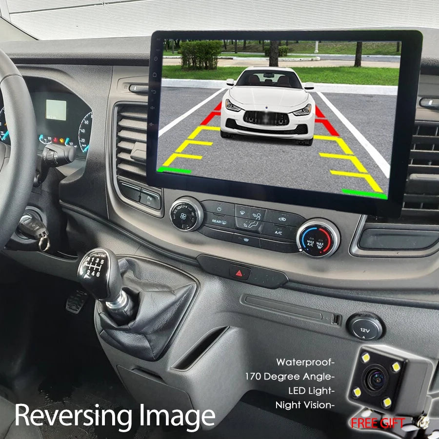 10.1 Inch Android 13 Car Multimedia Video Player For Ford Transit Custom Van 2020 GPS Radi