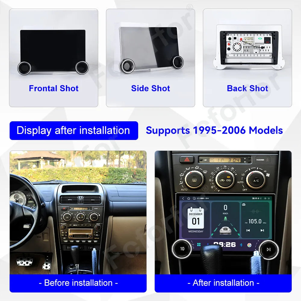 Elite 11.5 Inch Android 15 Wireless CarPlay Upgraded HD Screen GPS Navigation Multimedia C