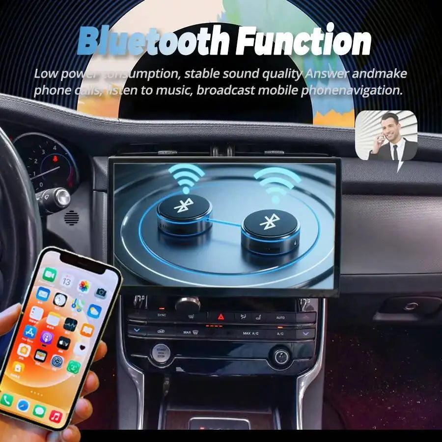 13inch Wireless Carplay GPS Navigation For Jaguar XF XFL 2016-2019 Android 15 Car Radio Mu | AUTOKITSHOP