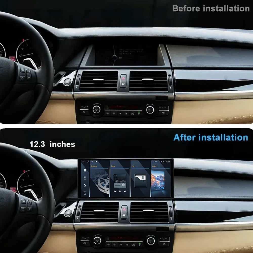 Wifi Car Radio GPS Navigation Android 16 Multimedia Player 4G+WIFI For BMW X5 E70 X6 E71 2