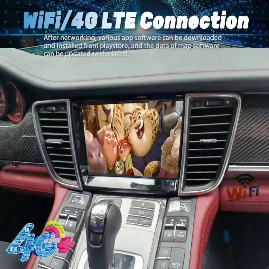 Multimedia Player Navigation HeadUnit 8.4" Screen Android Autoradio For Porsche Panamera 2 | AUTOKITSHOP