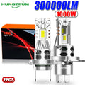 H7 H4 LED Car Headlight Bulb Canbus H4 High low beam Led Light for Car Turbo LED Mini Head