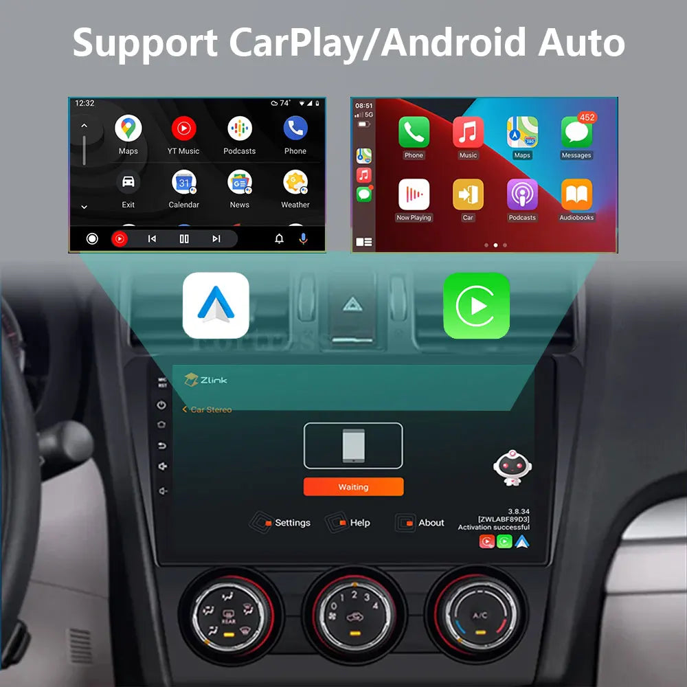 9" Android 16 Car Radio For Subaru Forester XV WRX 2012- 2015 2016 Multimedia Player 2Din