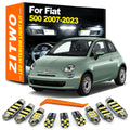ZITWO 7Pcs LED Interior Dome Reading Map Light Bulb Kit For Fiat 500 2007- 2014  for Fiat 2007-2014 - Canbus LED Car Lig