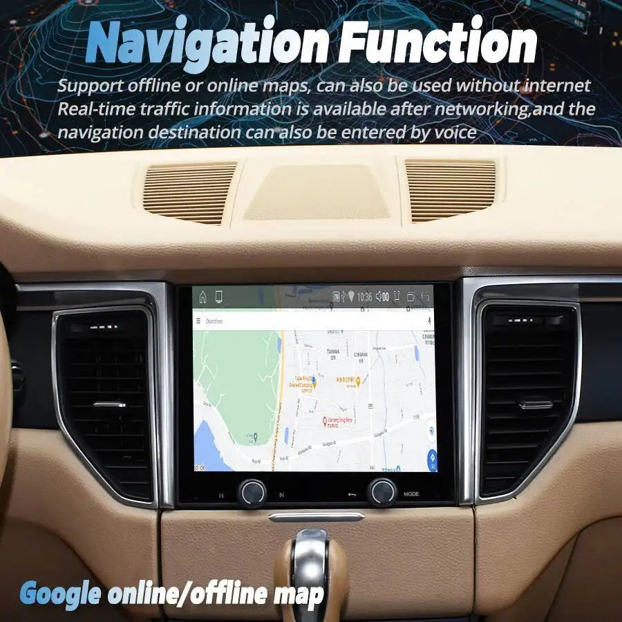 8.4inch Navirider Bluetooth Carplay For Porsche Macan 2014-2017 Android 15 GPS HU Multimed