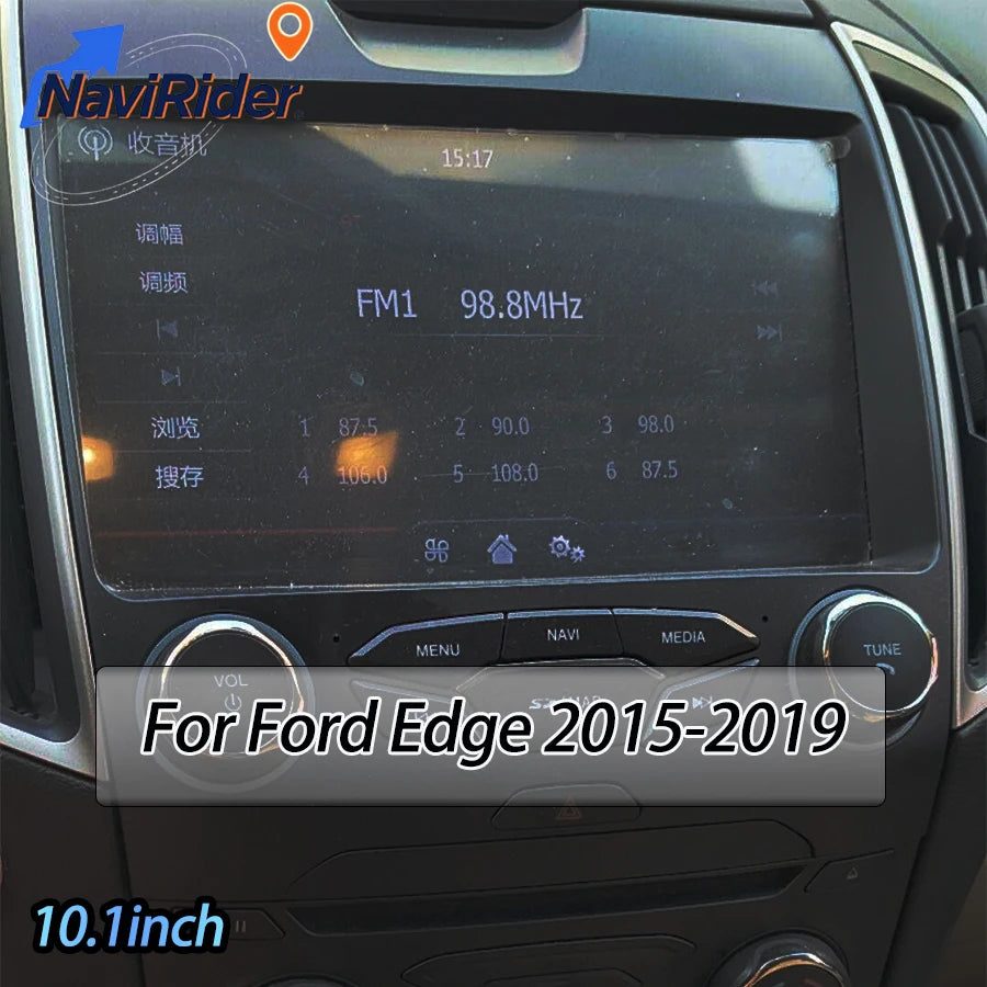 10.1inch Car Radio CarPlay For Ford Edge 2015-2019 Stereo Navigation Android Auto Screen M