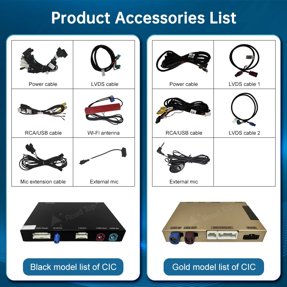 Road Top Wireless CarPlay Android Auto for BMW Z4 E89 CIC EVO System 2009-2018, with Airpl | AUTOKITSHOP