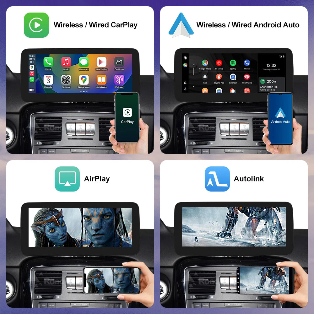 Linux Touch Screen for Mercedes Benz G Class W463 2013-2018 Android Auto Wireless CarPlay  | AUTOKITSHOP