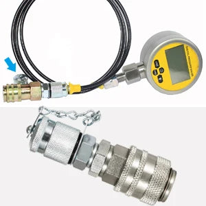 Hydraulic Pressure Test Coupling Kit for Cat CASE John Deere PD Series Coupler Excavator P