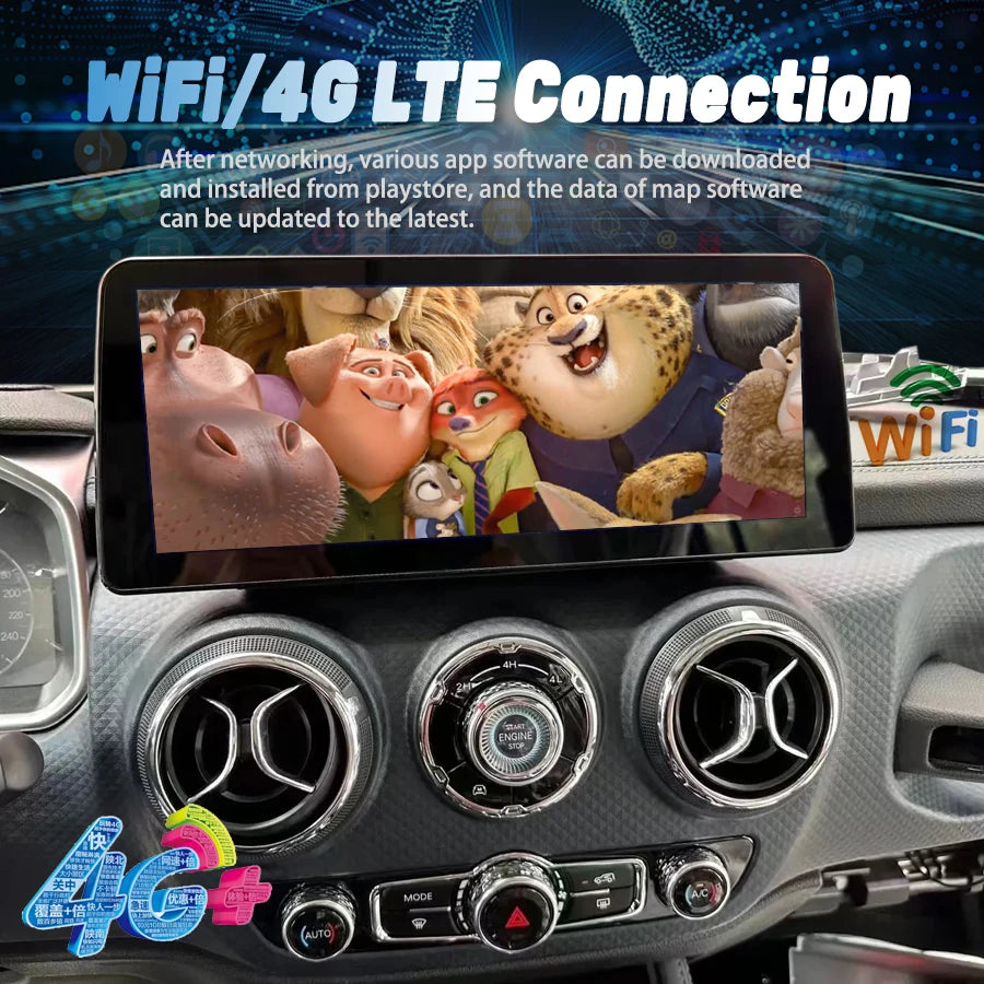 12.3inch Android Screen For Baic Beijing BJ40 2018-2023 Car Radio Multimedia Video Player