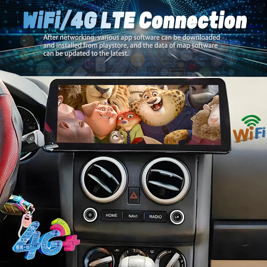 12.3“ Android 14 For Nissan Qashqai 2007-2015 Multimedia Stereo Video Player Navigation GP | AUTOKITSHOP