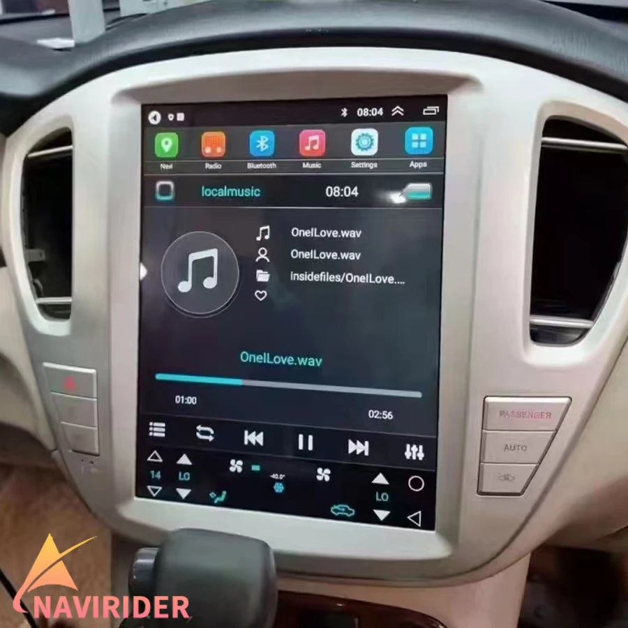For Toyota Highlander 2005 For Toyota Kluger 12.1inch Android Vertical Screen Audio Radio