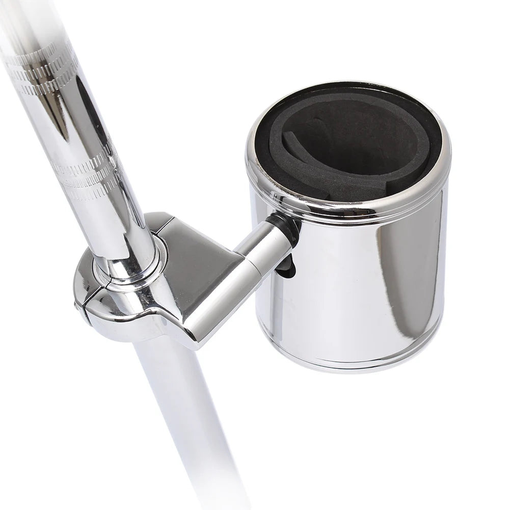 Motorcycle Universal 7/8" 1'' 1.25'' Cup Holder Chrome Handlebar Drink Bottle Holder For Harley  - Automotive LED Light