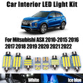 11-Piece LED Interior Light Kit for Mitsubishi 2010-2018 - Canbus Error-Free Interior Bulbs