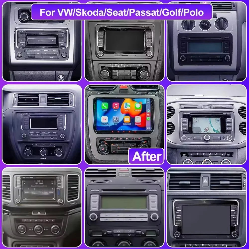 Android 16 For Volkswagen Skoda Octavia Golf 5 6 Touran Passat B6 Polo Jetta Car Radio Gps | AUTOKITSHOP