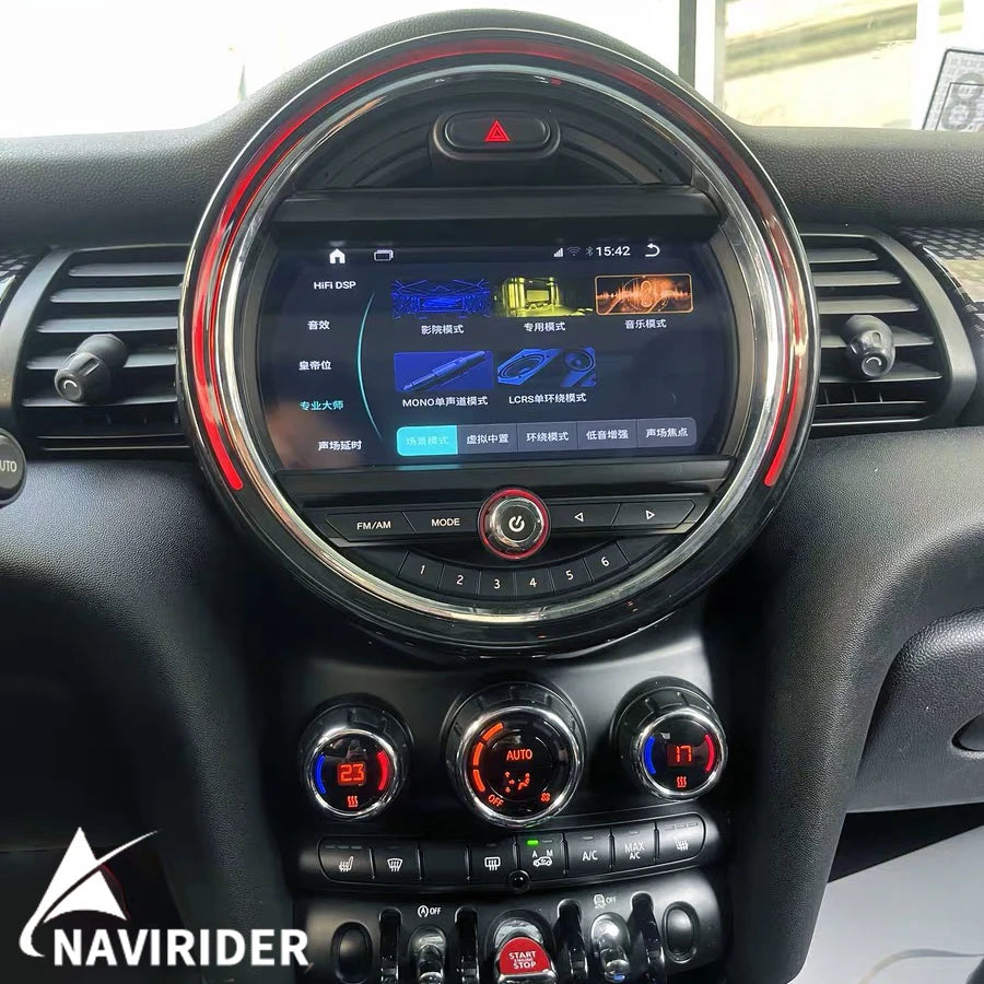 9inch Android Head Unit Carplay For BMW Mini One 2017 F55 Cooper F56 Clubman F54 2015-2018
