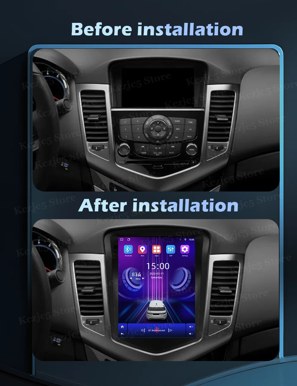 Wireless CarPlay Android 16 For Chevrolet Cruze 2008 - 2014 Car Radio Multimedia Player DS