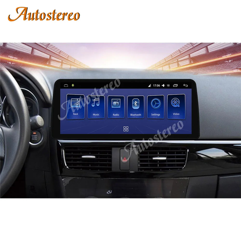 Carplay Screen Android 15 For Mazda CX-5 Atenza 2013-2016 Car Radio GPS Navigation Multime