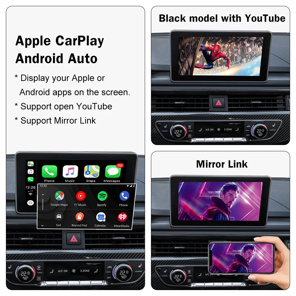 Wireless CarPlay for Audi A4 B9 A5 2016-2018 Android Auto Mirror Link AirPlay Bluetooth Re | AUTOKITSHOP