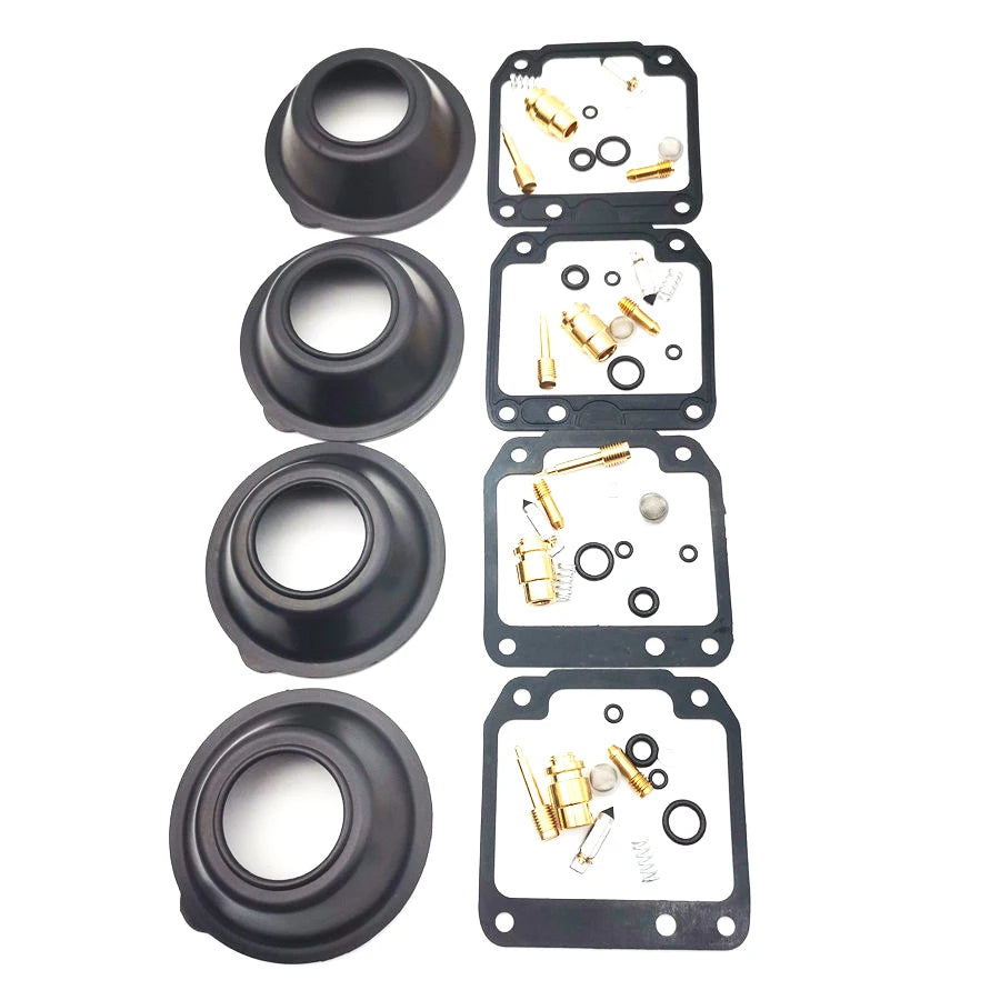4sets/lot Carburetor Rebuild kit with diaphragm Vacuum for YAMAHA XJ550 1981-1983