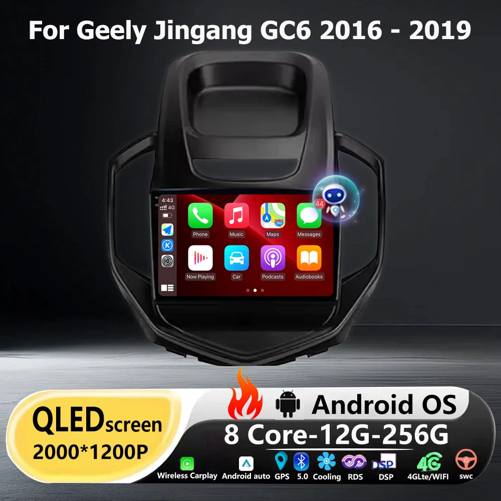 360 Camera Car Radio Multimedia Video Player GPS Navigation For Geely Jingang GC6 2016 - 2