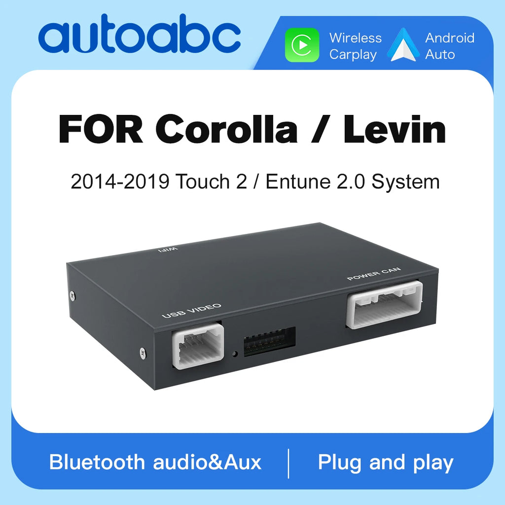 2025 New Wireless Carplay Android Auto For Toyota Corolla/ Levin 2014-2019 Mirror Link Air