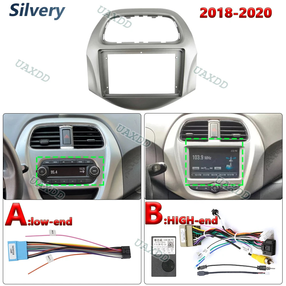 Radio Android Stereo Harness Navigation Dashboard Cable Frame CanBus for CHEVROLET 2015-20