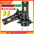 H7 1600000LM Super Power LED Headlights 6000K Wireless Spotlights Automobile Lights With F