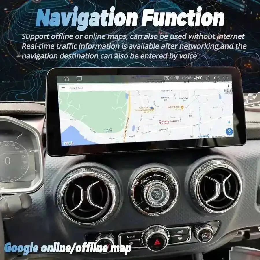 12.3inch Touch Screen For Baic BJ40 2018-2023 2022 Car Radio Stereo GPS Navigation Android | AUTOKITSHOP