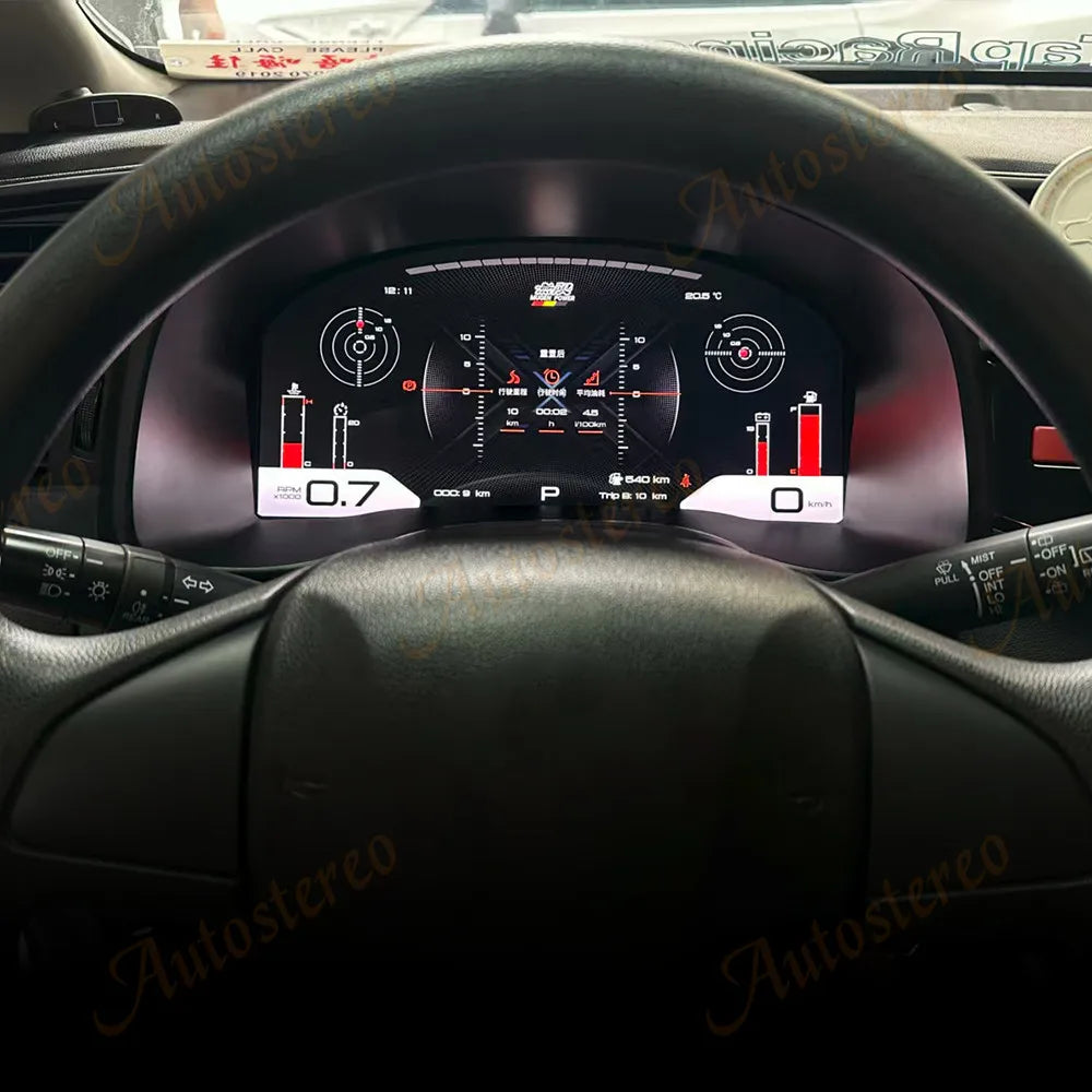 M Sport Carplay For Honda Fit 2014-2020 Car Digital Cluster Virtual Cockpit Car Multimedia
