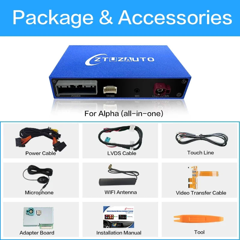 Newest Wireless Carplay Android Auto Mirror Link AirPlay Car Play Function for Alfa Giulie
