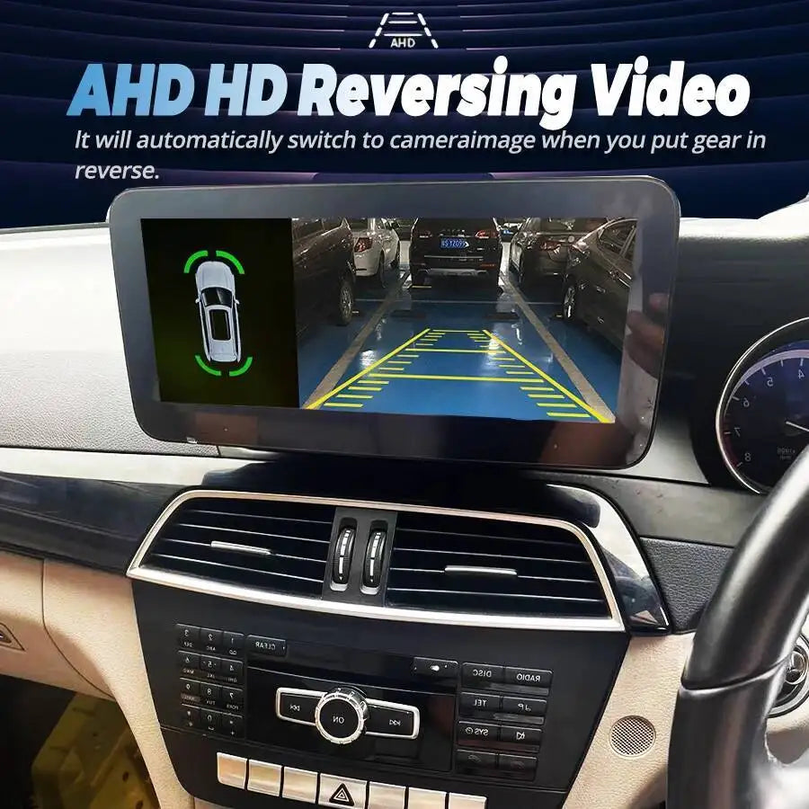10.25Inch RHD Navi Stereo For Mercedes Benz C Class W204 2011-2014 CarPlay BT Android 14 w