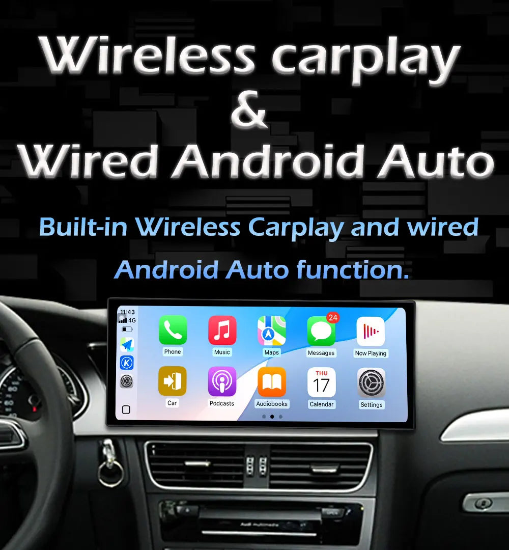Android System for Audi A4 B8 A5 2009 2010 2011 2012 2013 - 2016 Android 15 Left Hand Driv | AUTOKITSHOP