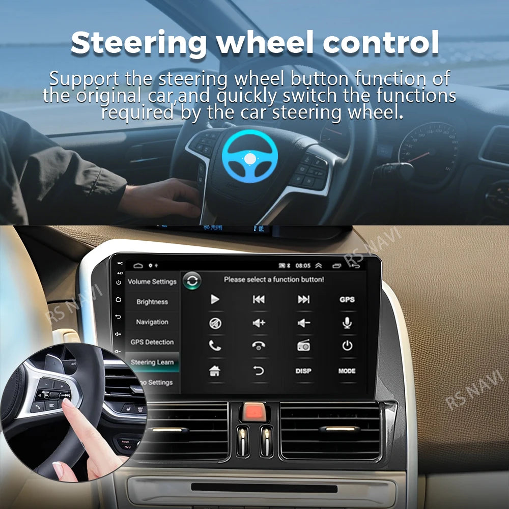 Android 16 For Volvo XC60 2007 2010 2013 2014 2017 2K QLED Stereo Car Radio Multimedia Vid