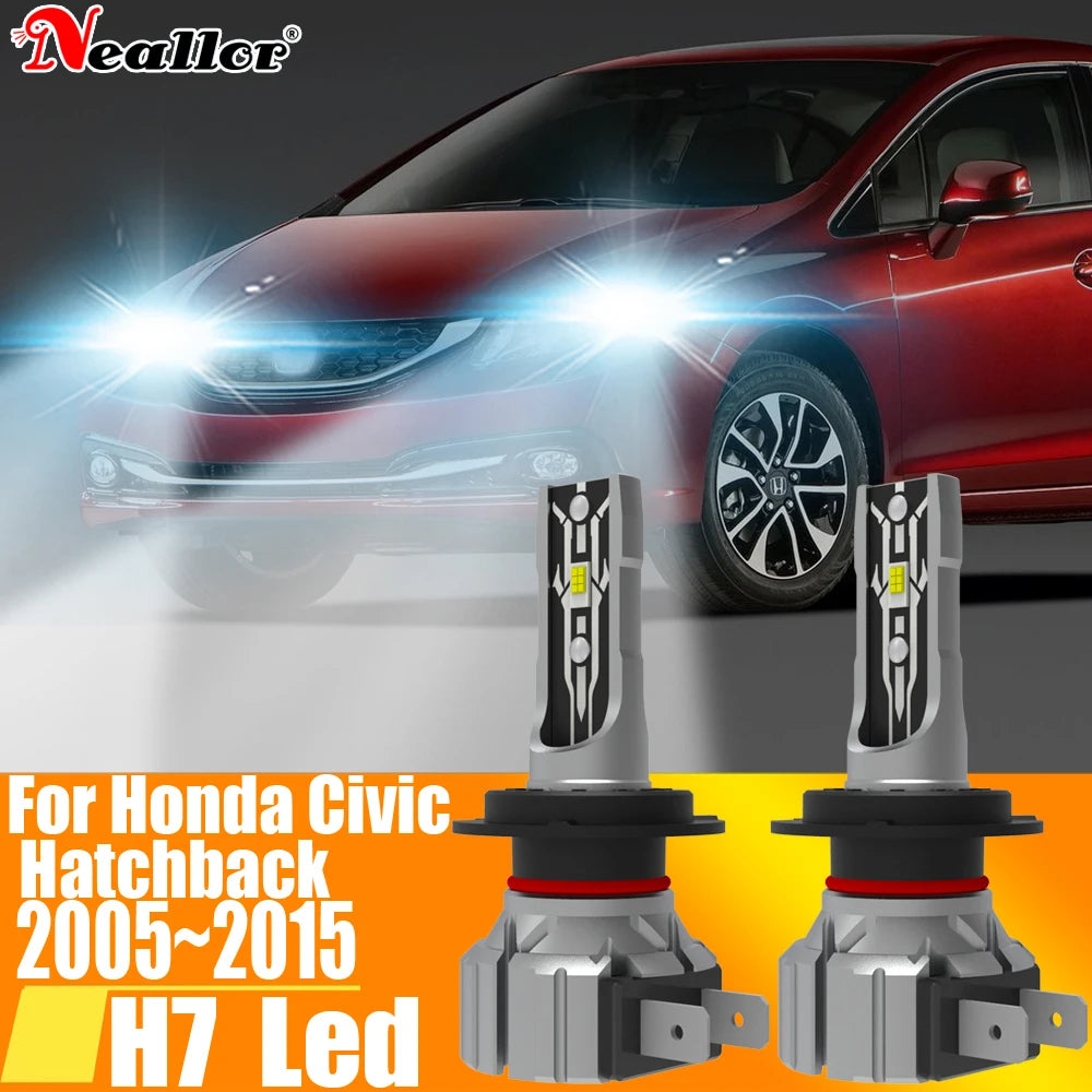 2x H7 Led Light Canbus Bulb Car Headlight High Power Diode Moto Driving Running Lamp 12V 5