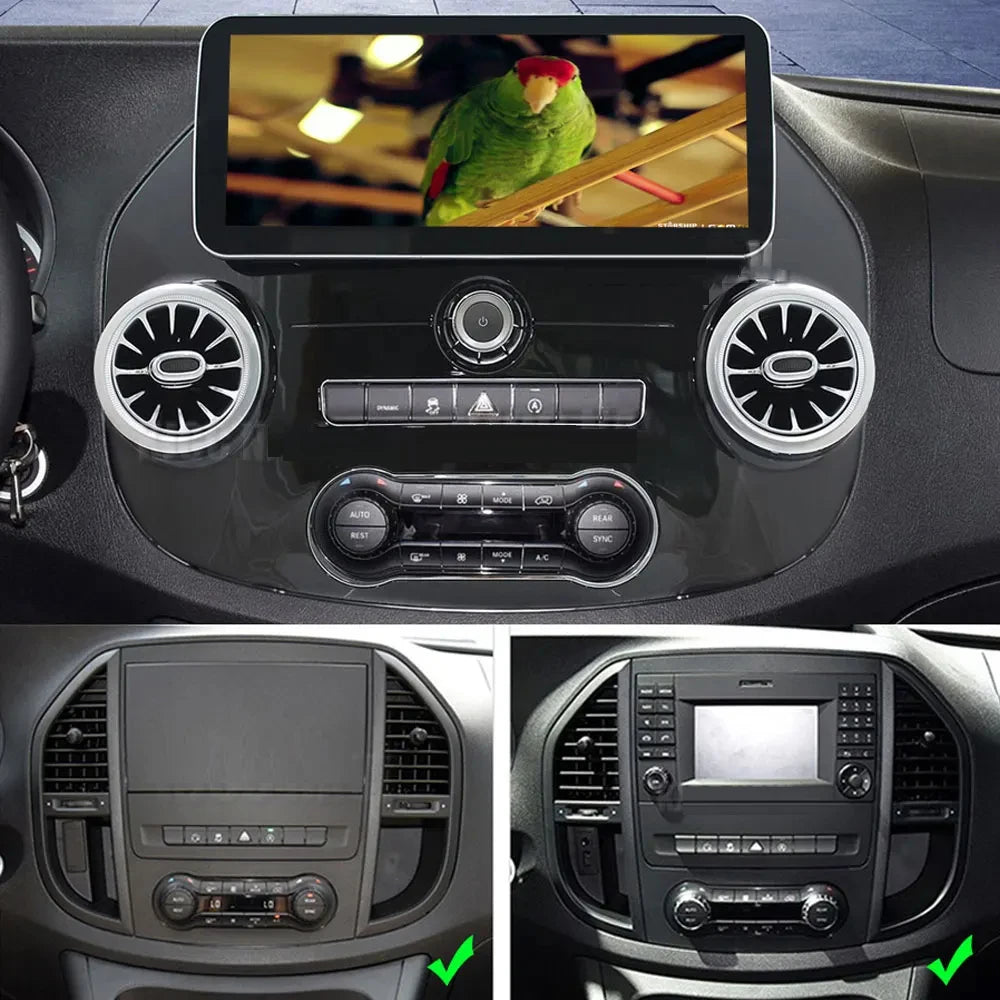 Android 16 Car Radio For Benz Vito W447 2014-2021 12.3 Inch Stereo Receiver GPS Navigation | AUTOKITSHOP