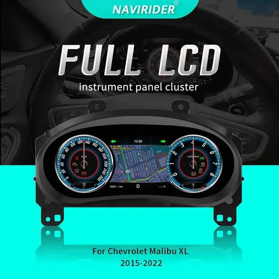 Digital Cluster For Chevrolet Malibu XL Xl 2015-2022 Lcd Dashboard Instrument Panel Speed  | AUTOKITSHOP