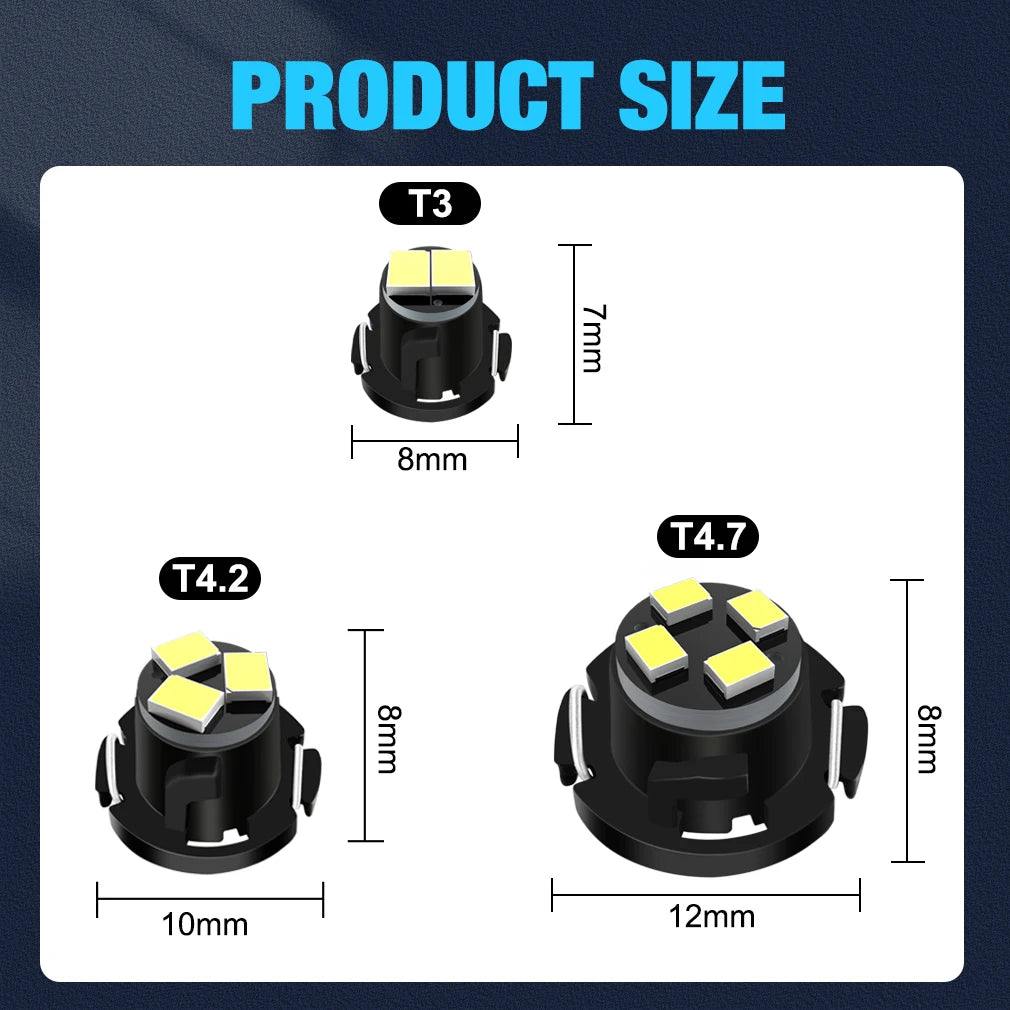 10-Piece LED Interior Light Kit for T3 T4 - Canbus Error-Free Interior Bulbs