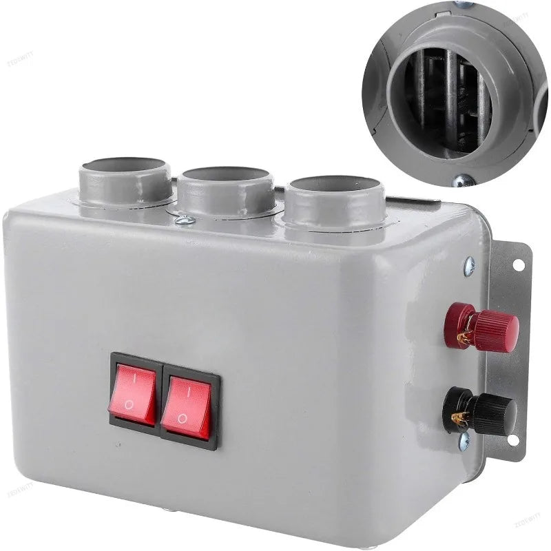 Heavy Duty 12V 24V Car Heater Cooling Fan Electric Windshield Defroster Anti-Fog for Auto Truck  - Automotive LED Light