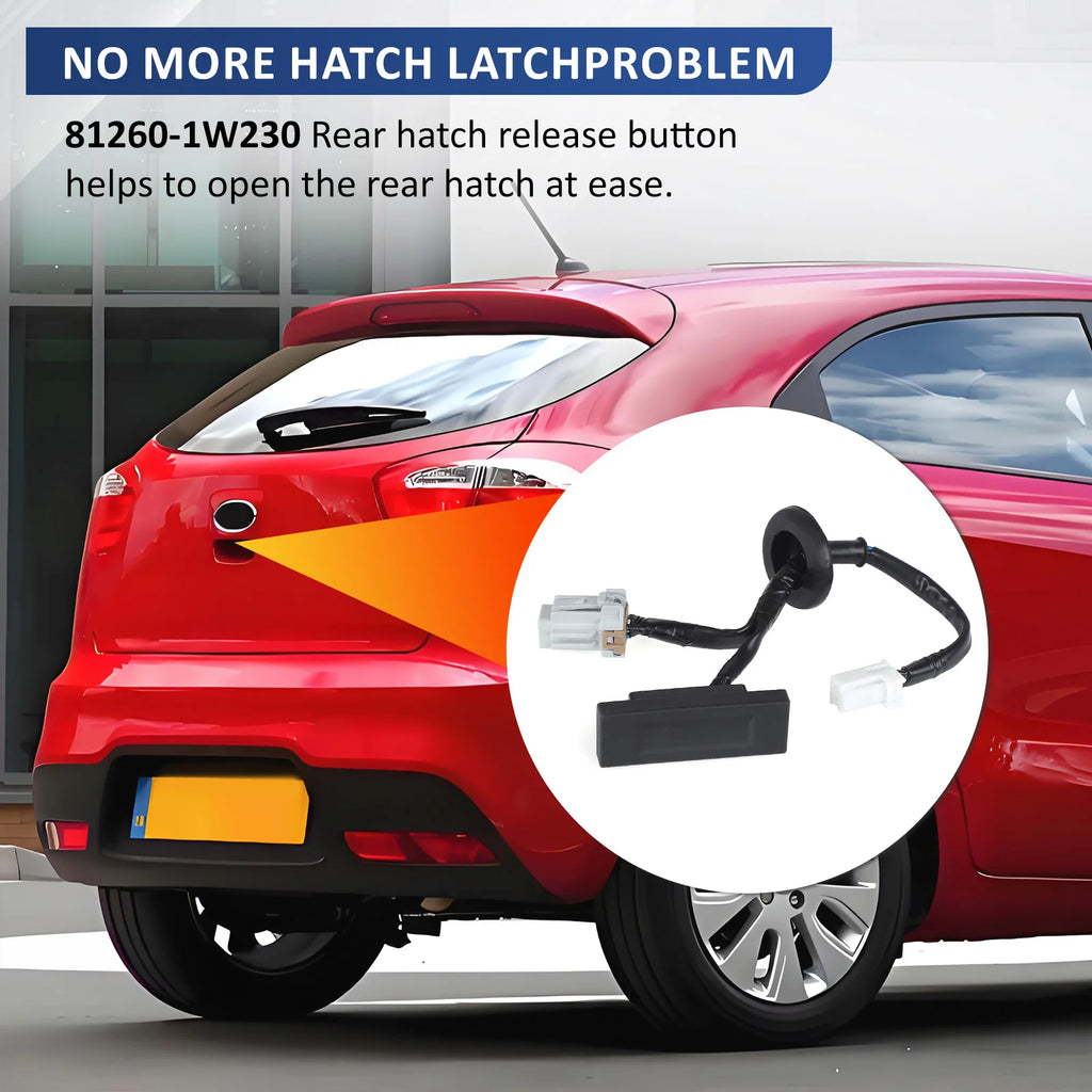 Tailgate Release Switch For Kia Rio Hatchback 2012 2013 2014 2015 2016 2017 Rear Trunk Handle Bu - Automotive LED Light