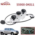 AC Heater Control Panel Switch For Toyota Hilux N70 2005-2011 Condition Assembly for Toyota N70 2005-2011 - Automotive L