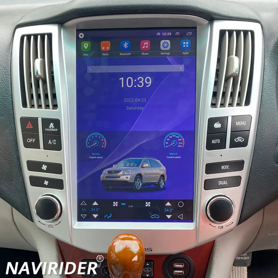 12.1 Inch Car Radio For Lexus RX300 RX330 RX350 RX400h 2006-2012 Android 15 4G Head Unit B