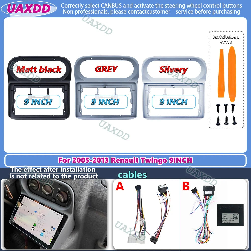 Accessoires voiture cadre voiture adaptateur Fascia Android Radio Audio tableau Kit montag