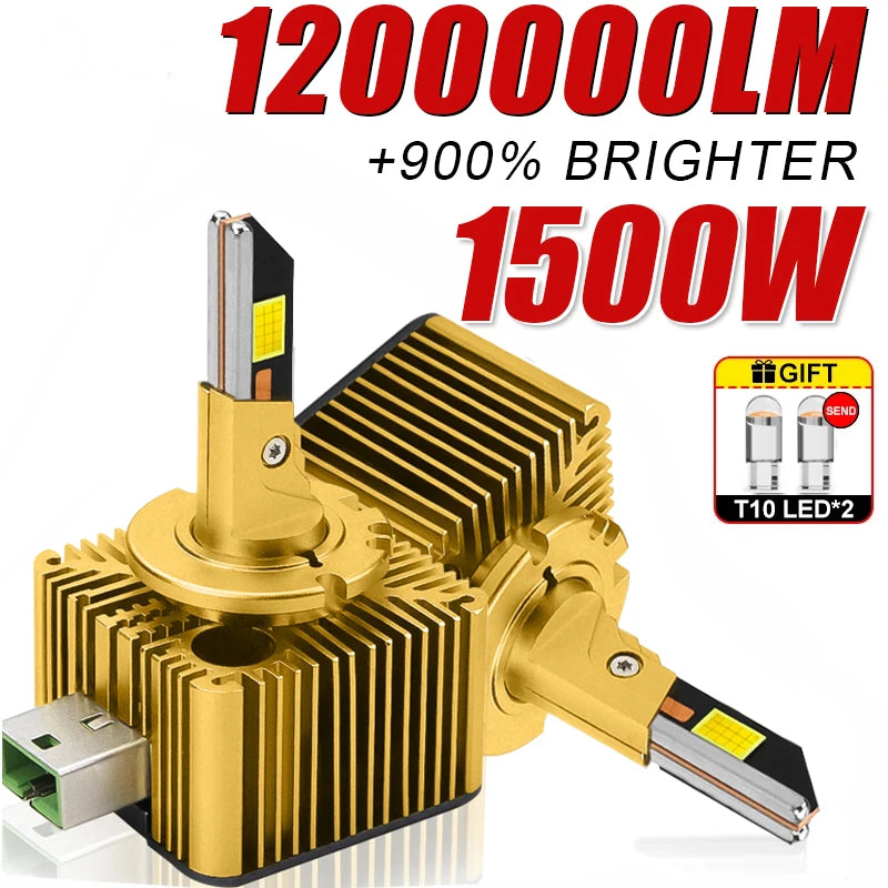 D1S D3S Led Headlight Bulbs 12V 24V Canbus No Error D4S D2S Led Lights D4R D2R Car Lamp 12