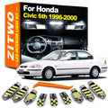 ZITWO 9Pcs Car Indoor Lamp For Honda Civic 1996 1997 1998 1999 2000 VI MK6 6 6th for Honda Civic MK6 - Canbus LED Car Li