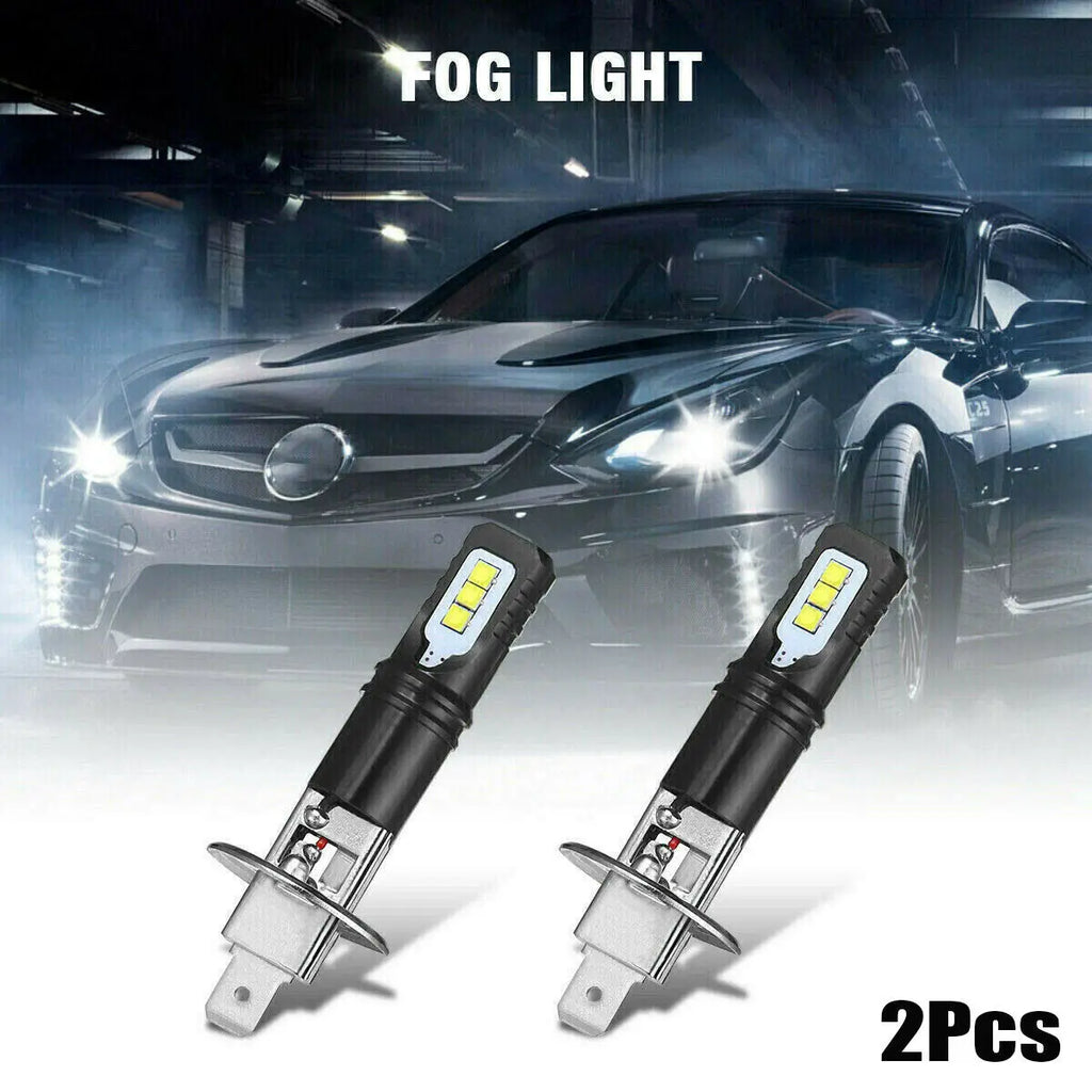 H1 Led 8000LM 2525 Chips Fog Light Super Bright Car DRL LED Headlight Bulb High Beam Drivi